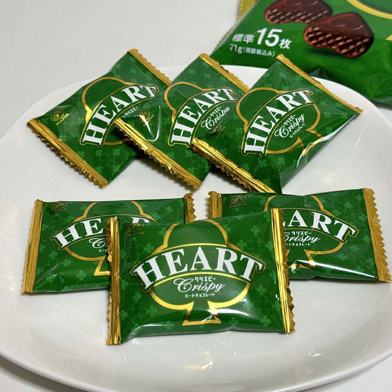 日本进口不二家Fujiya饼干Wafers抹茶味/草莓巧克力味威化饼干