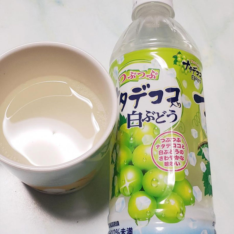 日本进口三佳利Sangaria饮料椰果椰果白桃味饮料500ml图片