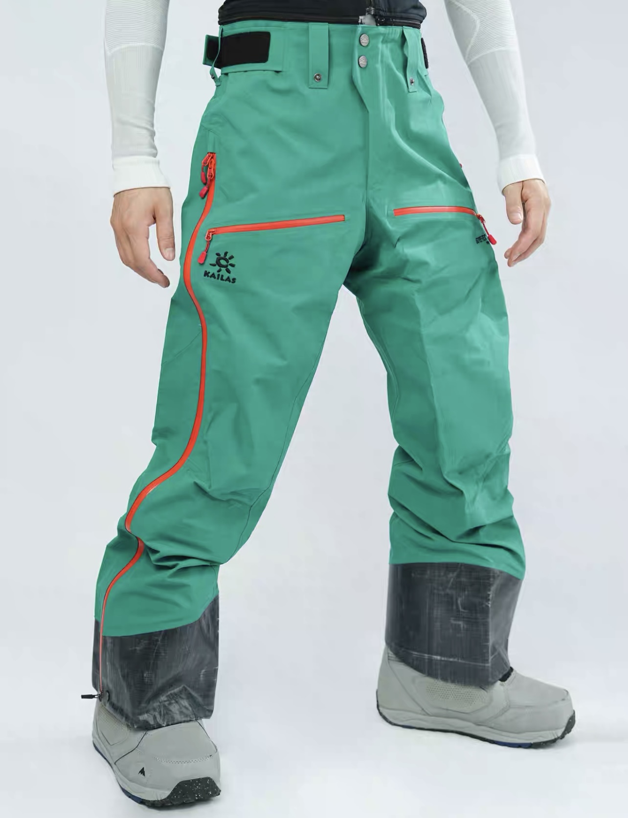 KAILAS凯乐石SKI-MONT登山滑雪GTX硬壳可拆卸背带冲锋裤KG130111
