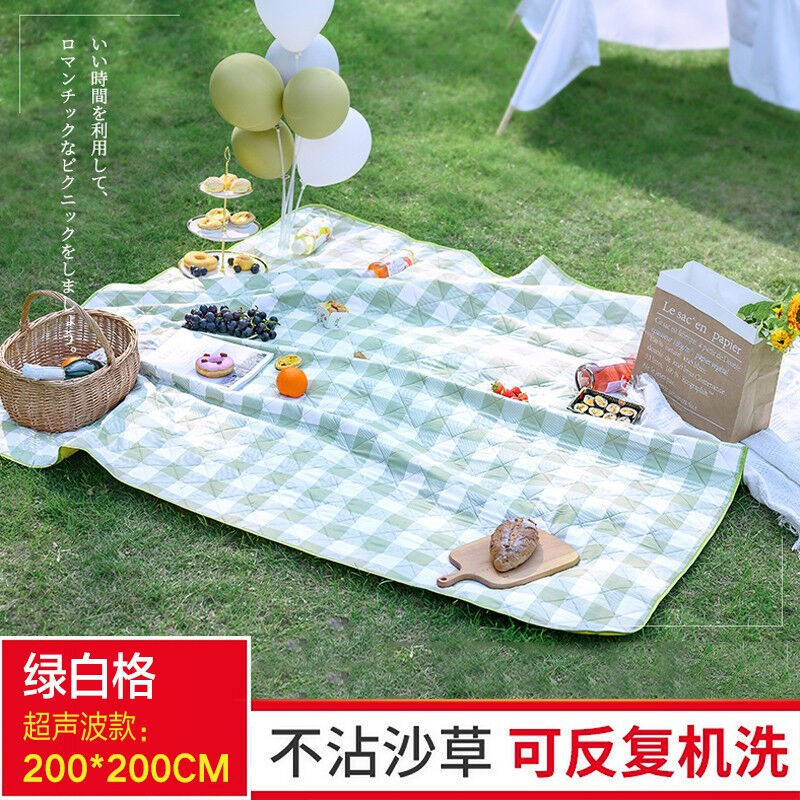 探险者(TANXIANZHE)野餐垫防潮垫户外露营公园游玩野炊可机洗加