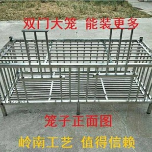 厂家直销不锈钢鸡笼子家用大号宠物笼养殖不锈钢笼养鸡笼鸡舍鸭