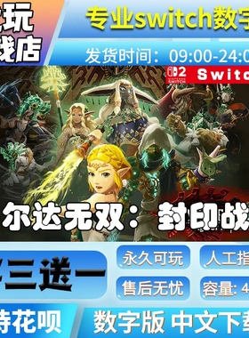 塞尔达无双：封印战记 switch2游戏数字下载版买三送一 ns2数字版