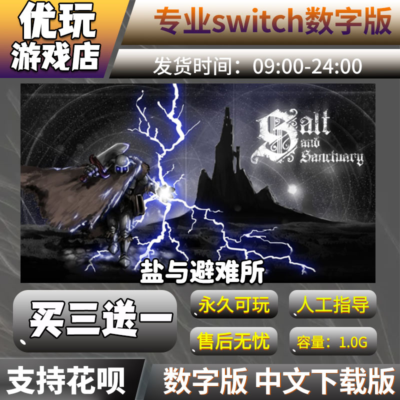 盐与避难所 switch数字版 买三送一 中文下载版 switch游戏数