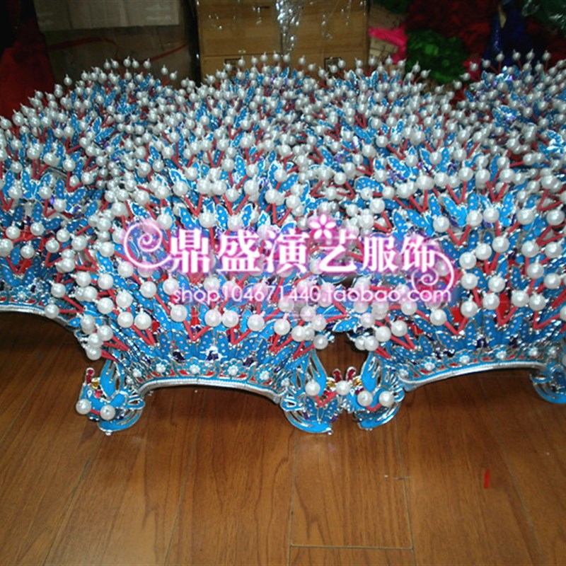 戏剧戏曲京d剧用品新娘古代古装发饰头饰凤冠霞帔龙凤装