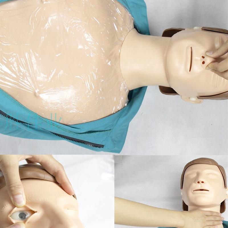 CPR智能半身心肺复苏训练模型及除颤训练 迷你AED体外除颤训练