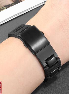 适配原厂卡西欧改a装复合塑钢手表带DW-6900 9600/DW5600/GW-M561