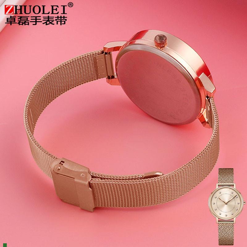 适用原厂适配阿玛尼满天星小表盘手表AR11129192611320女不锈钢表