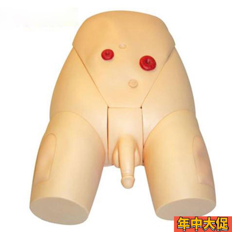 高级男性生殖器导尿模型医学导尿练习模型训练模具