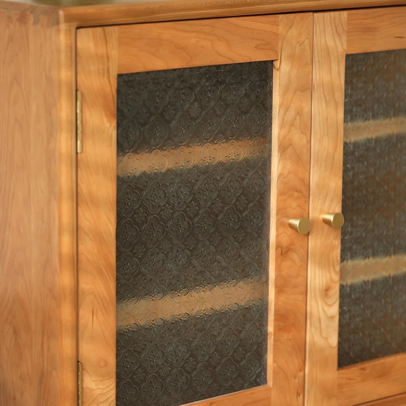 柜门玻璃纸静电海棠花贴膜窗贴