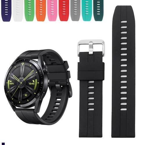 正品适配华为watch3gt2e活力款GT3PRO硅胶手表带荣耀magic2手表配
