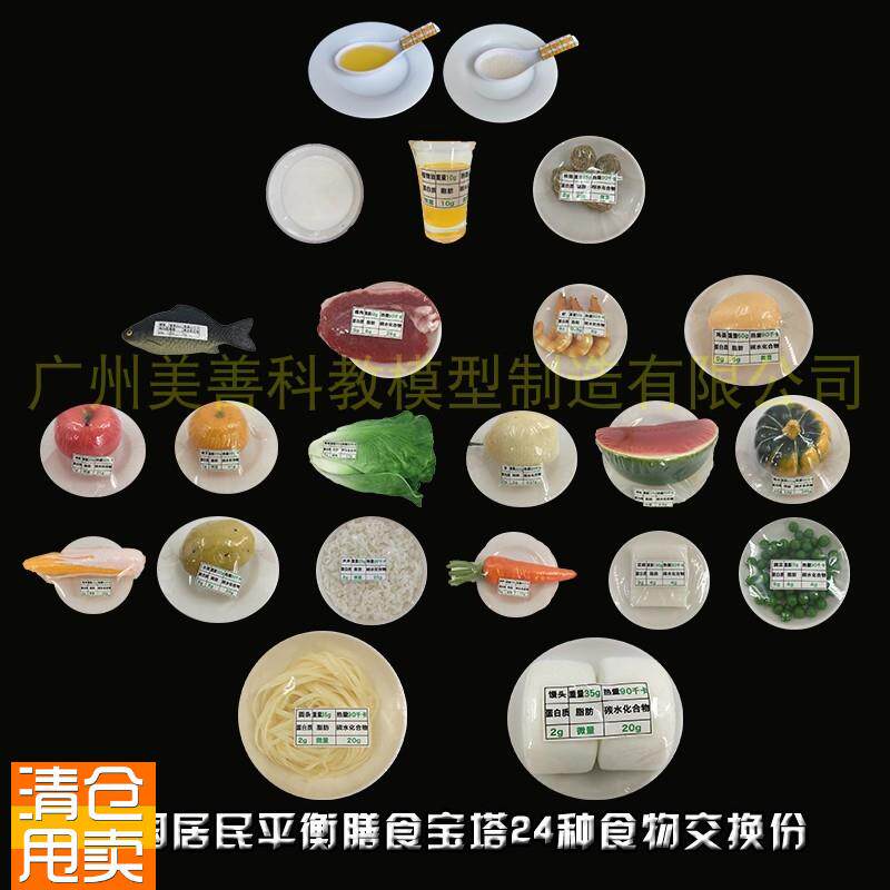 新版中国居民g膳食宝塔食品营养食物交换份模型正常人群饮食指导