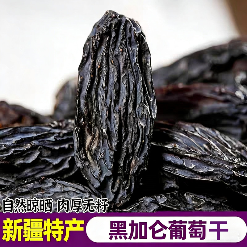 新疆大颗粒黑加仑葡萄干新货免洗
