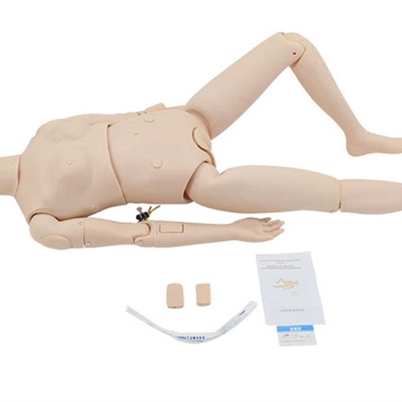 新型多功能护理人模m型 女性护理实习操作橡皮人护士导尿插管模型