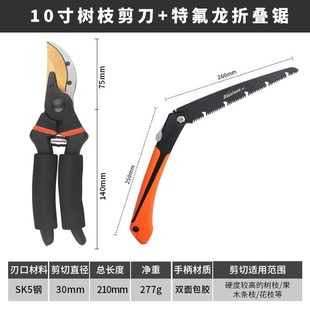 树木修剪剪刀剪水果专用剪刀进口艺园剪刀果树修枝剪刀加长sk5钢