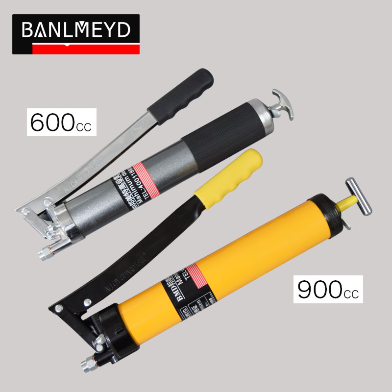 邦美特黄油枪加强款 高品质手动高压挖掘机自吸式牛油枪600CC900C