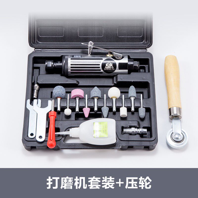 补胎打磨机盛发大号气动轮胎店轮胎修补高速刻磨机补胎打磨头工具