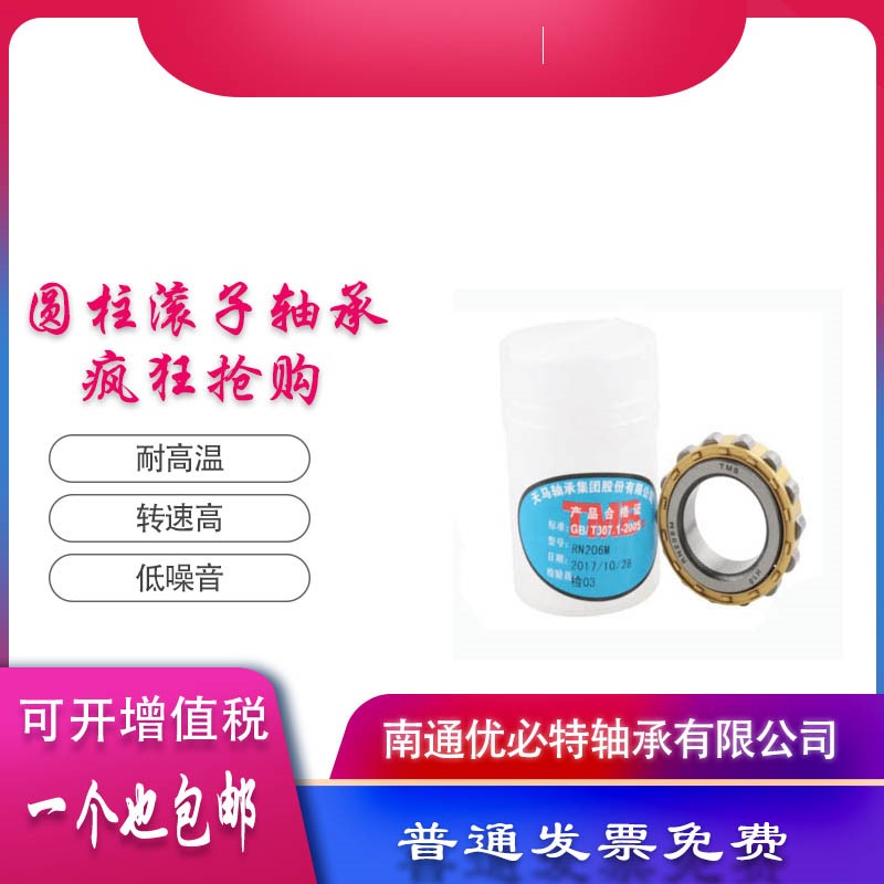 天马TMB圆柱滚子轴承NU NJ304 305 306 307 308 309 310EM W C3