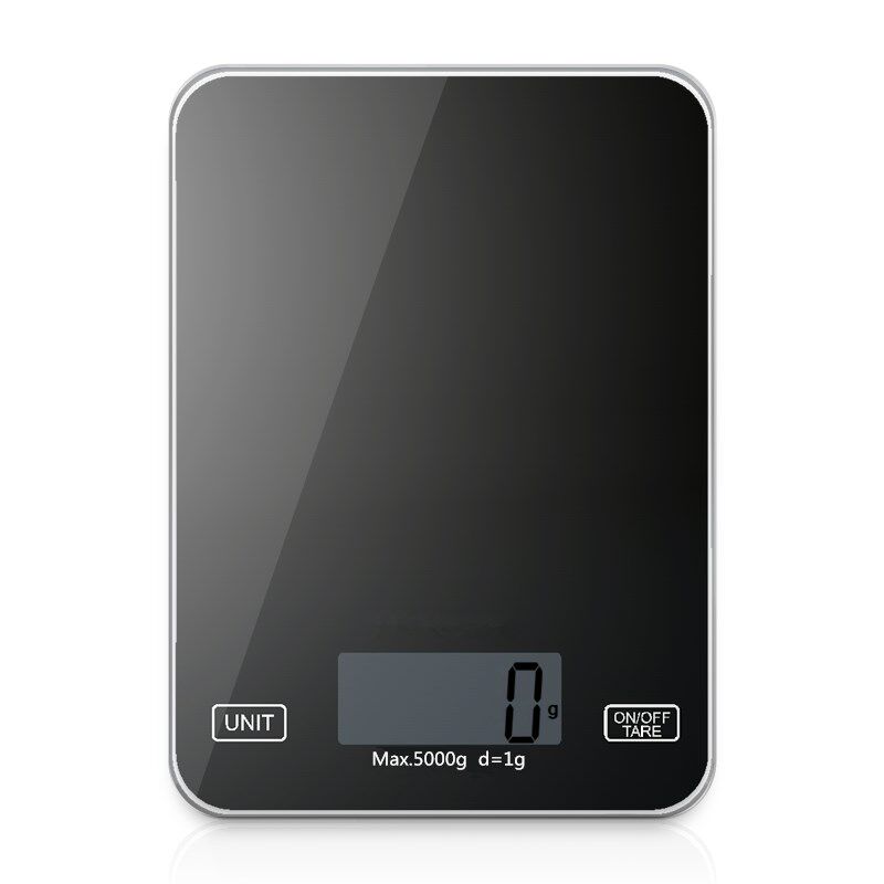 钢化玻璃 超薄 精准家用厨房电子称迷你克称台秤食物烘培称5kg/1G