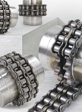 KC链式联轴器大台阶链轮链条6分KC6012 6014 6016 6018 6020 6022