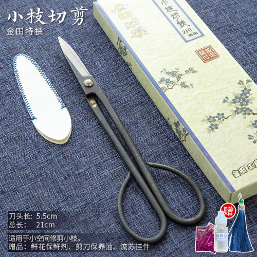 池坊剪插花剪刀日本花剪花艺师专用园艺剪刀家用剪花修枝剪不锈钢