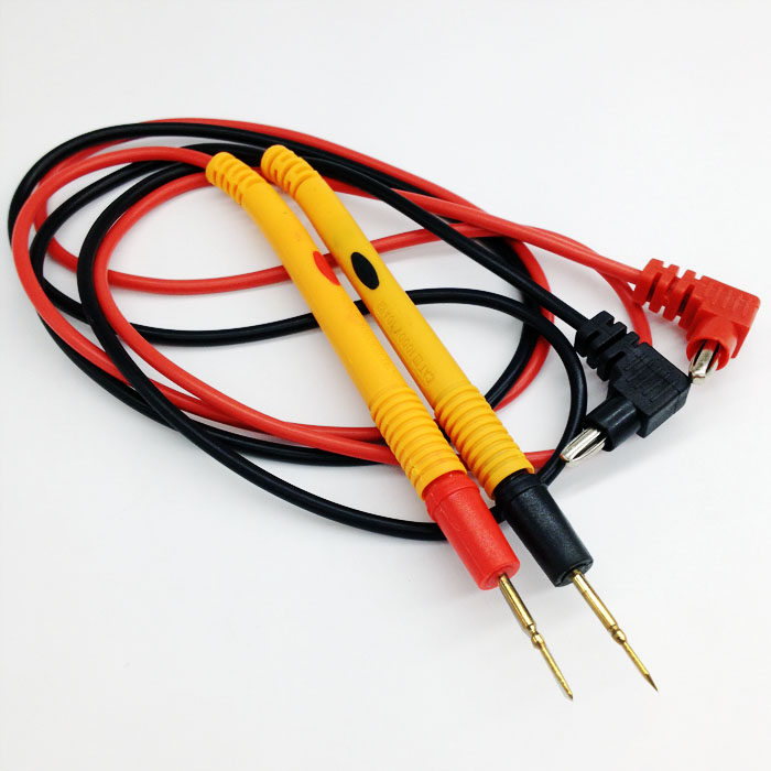 数字万用表笔 钳形表表棒 中号通用1000V 10A测试线 特尖