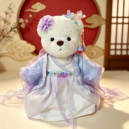 莉娜熊古风汉服头饰仙气娃衣衣服