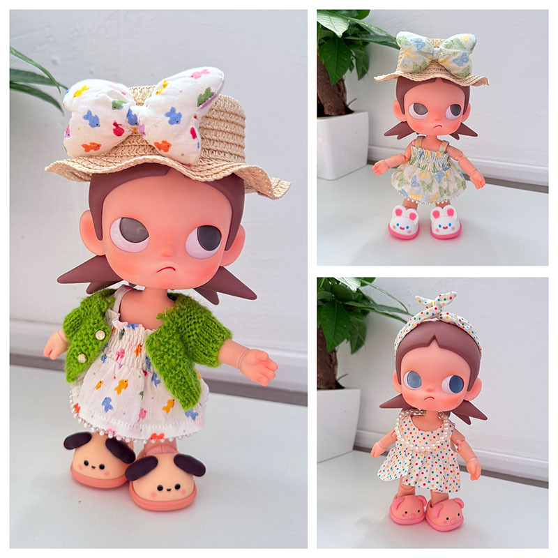 嘎子姐20cm娃衣裙子换装着替衣服