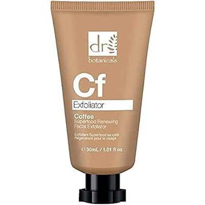Dr Botanicals Superfood Coffee， Walnut Facial Exfoliator.