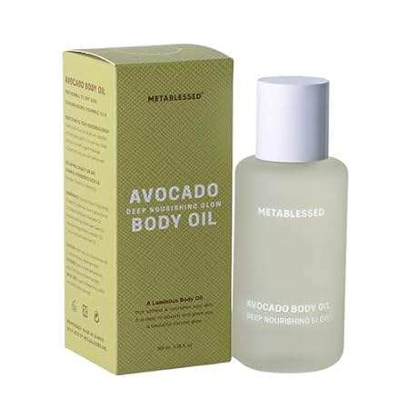 metablessed avocado deep nourishing glow dry body oil - f