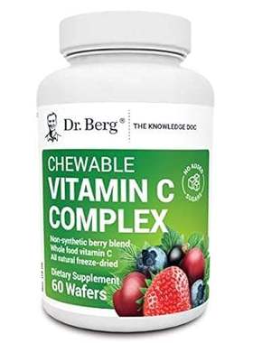 Dr. Berg's Vitamin C Complex Whole Food (60 Chewable) 100