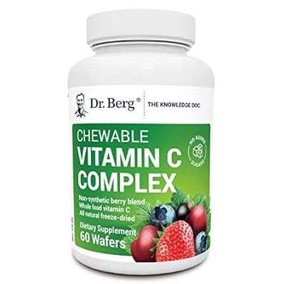 Dr. Berg's Vitamin C Complex Whole Food (60 Chewable) 100