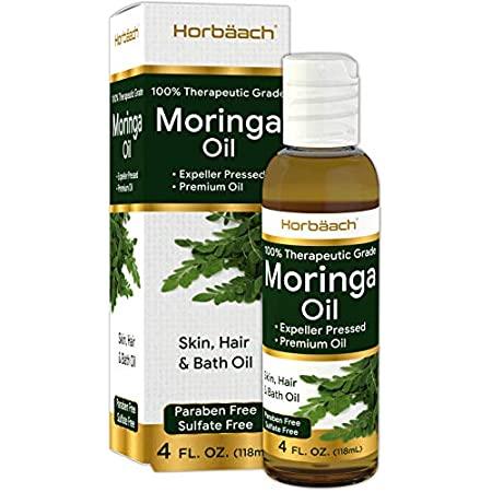 premium moringa oil 4 oz | paraben free, sulfate free, no