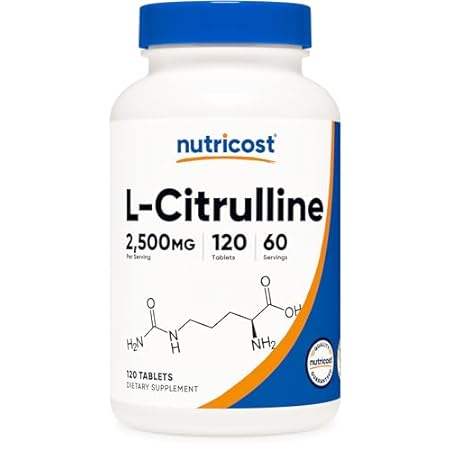 Nutricost L-Citrulline 2500mg Per Serving， 60 Servings， 1