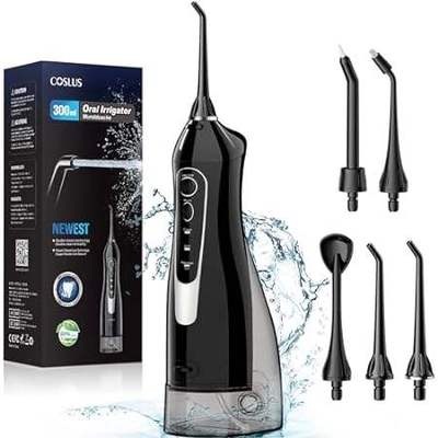 COSLUS Water Dental Flosser Teeth Pick: Portable Cordless