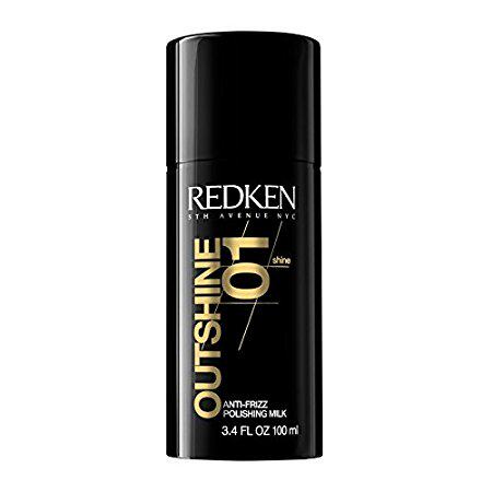 redken outshine 01, anti-frizz polishing milk styling hair