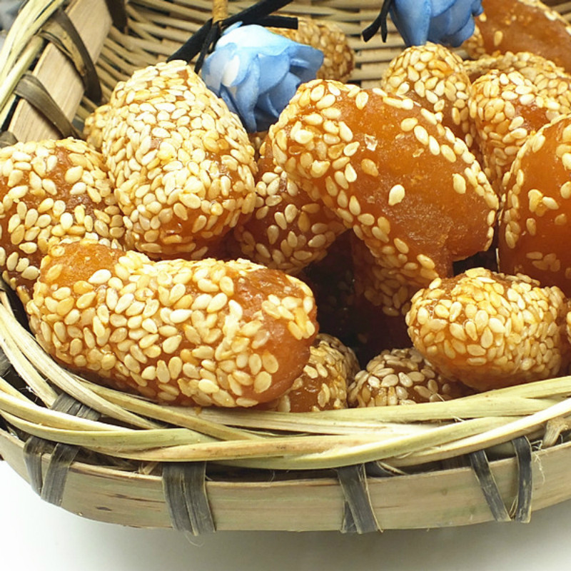 软麻枣芝麻果河南特产厂家特价散装传统糕点心零食小吃休闲食品_虎窝淘
