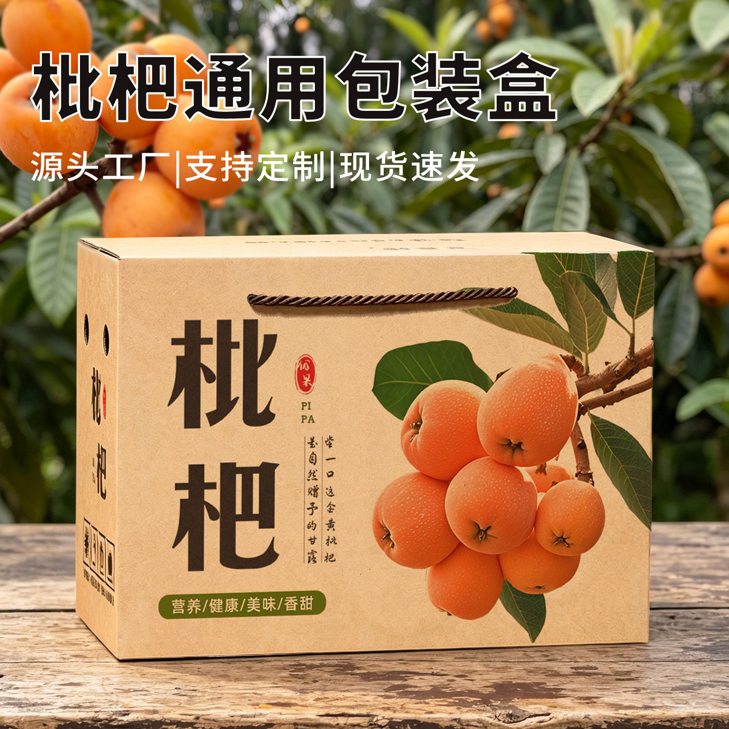 蒙自枇杷包装盒礼盒空盒5
