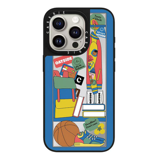 CASE联名校园元 磁吸保护套13防摔12镜面11CASEBiE 素16ProiPhone15ProMax手机壳卡通小熊开学季 14Plus明星同款