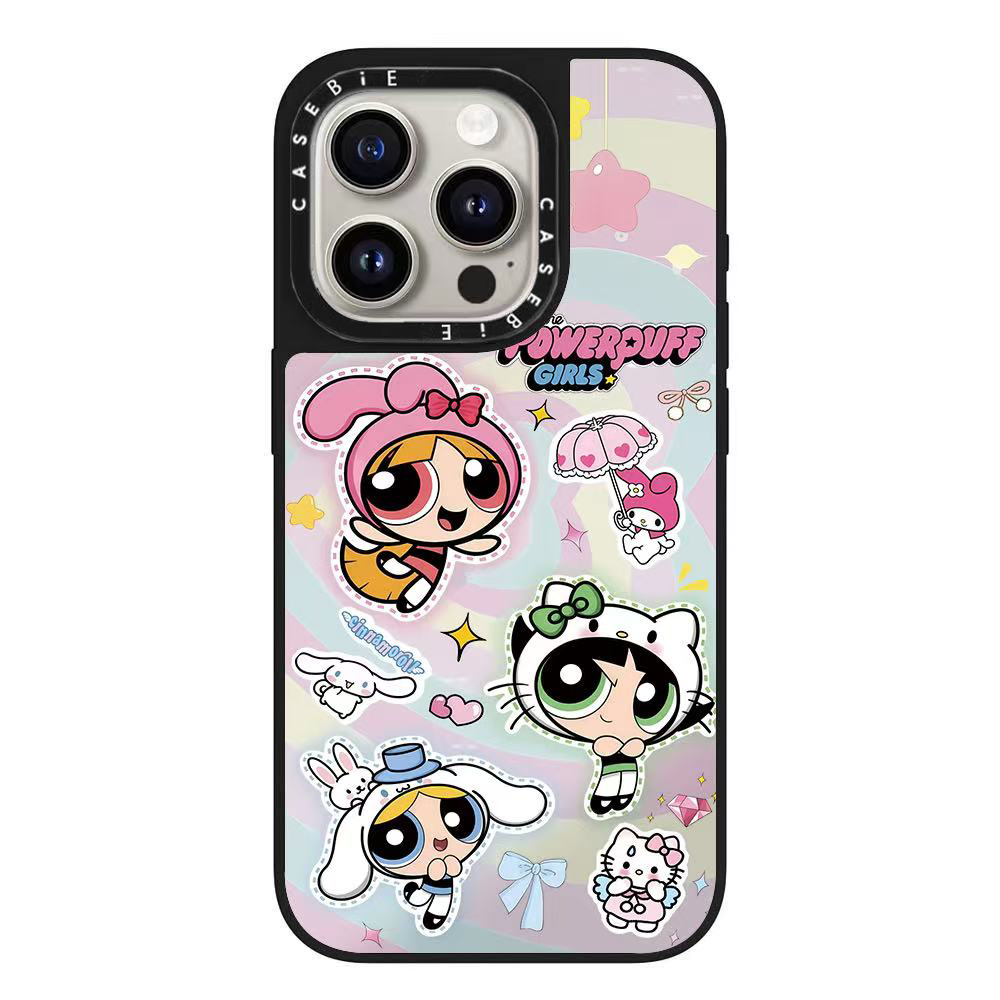 CASE联名三丽鸥飞天小女警苹果16pro适用于iPhone15promax手机壳14plus卡通可爱13防摔磁吸12保护套女casebie