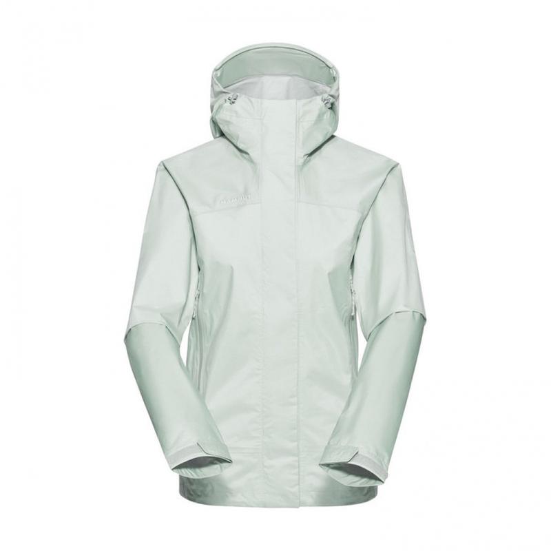 代购Mammut女士冲锋衣防水防风保暖户外夹克连帽长袖硬壳外套