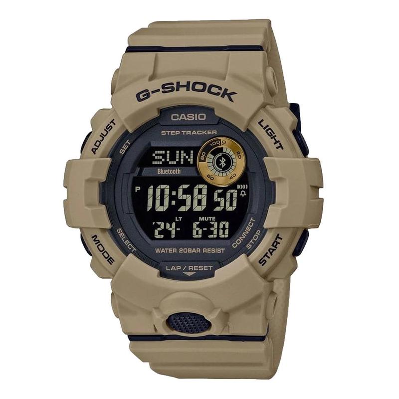 G-SHOCK男女腕表蓝牙计步世界时闹钟树脂防水LED灯防震运动户外