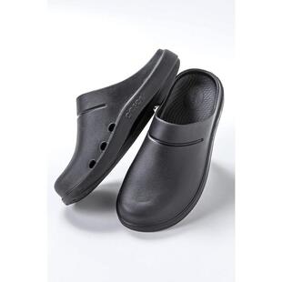 代购Oofos女士运动凉鞋透气防滑轻量舒适黑色橡胶材质EVA材质