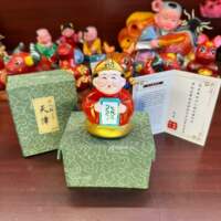 【 Chang 'an Lychee Theme Series 】 Tianjin Clay Figurines Zhang Handmade Yellow Clay Figurines as Souvenirs thumbnail 6