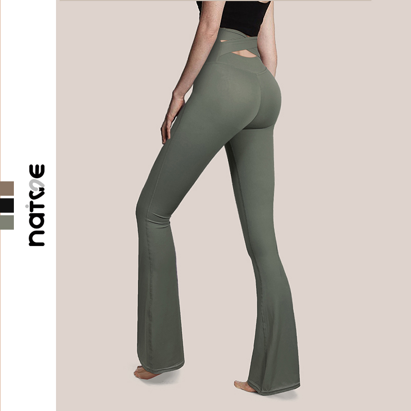 高腰弹力紧身速干显瘦健身裤