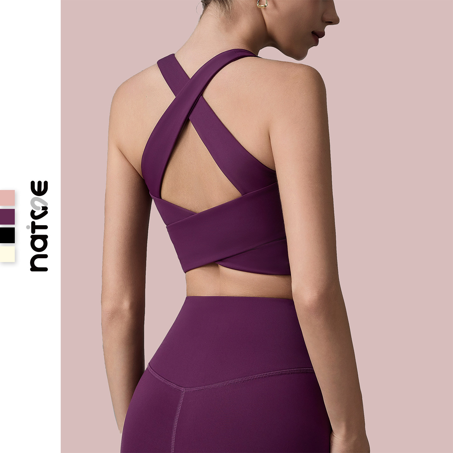 收副乳固定杯垫美背胸衣瑜伽文胸女健身运动背心式瑜伽文胸长款