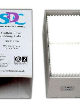 ISO磨擦布SDC/ISO105F10耐摩擦白棉布检测织物干湿磨擦牢度