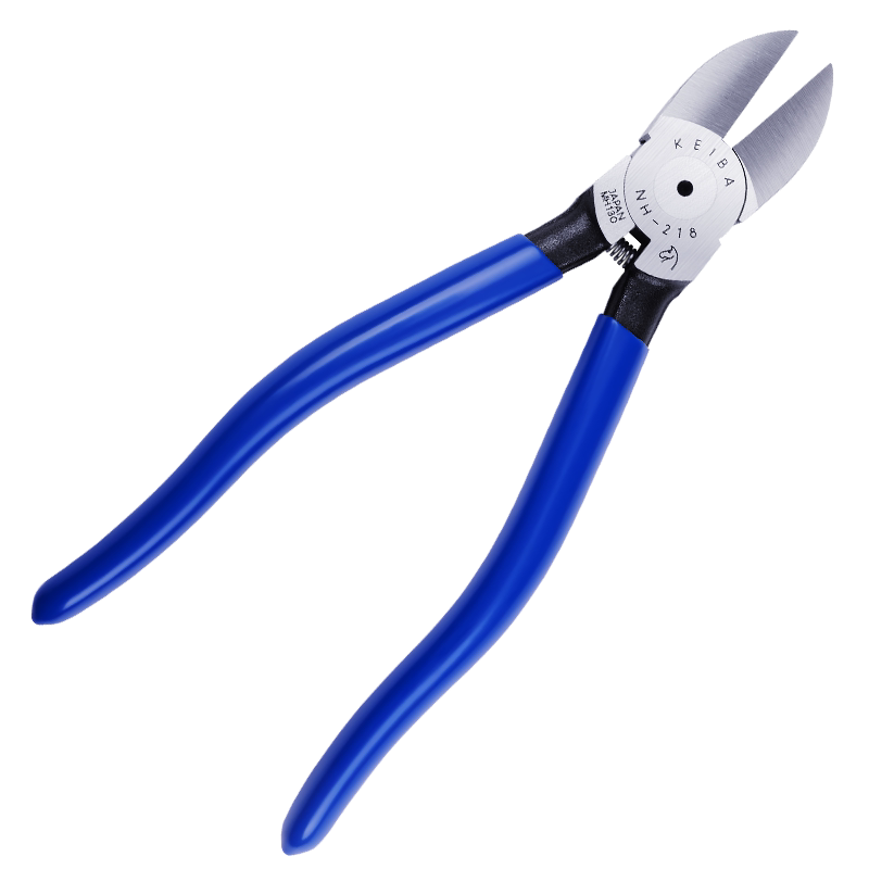 KEIBA马牌进口电工薄刃斜嘴钳(小弧型)斜口钳强力水口剪钳 NH-218