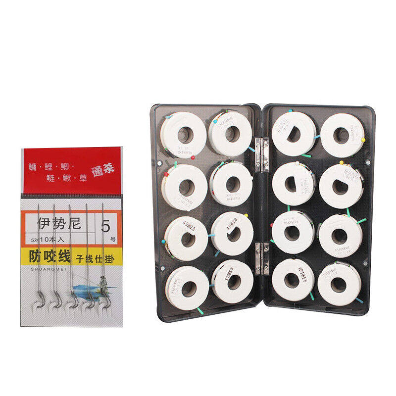 飞秒绑好精装线组套装16轴鱼线主线子线台钓海钓溪流钓鱼钩套装钓