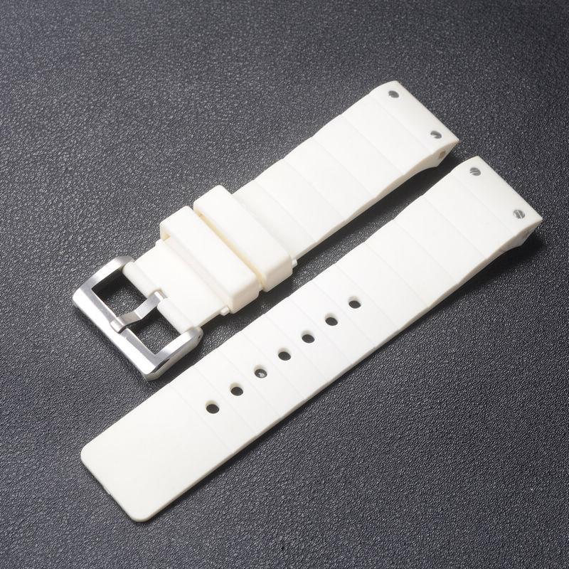 原装适用Carty胶带卡地亚山度士santos桑托斯胶表带男23mm男