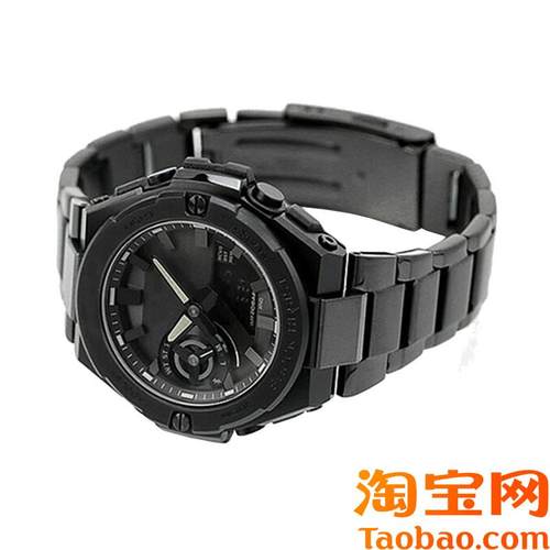 原装适用卡西欧gst-B100W300S310410钢铁之心GST-B500精钢手表带